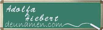 Adolfa Hiebert Visitenkarte